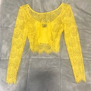 Bebe lace top